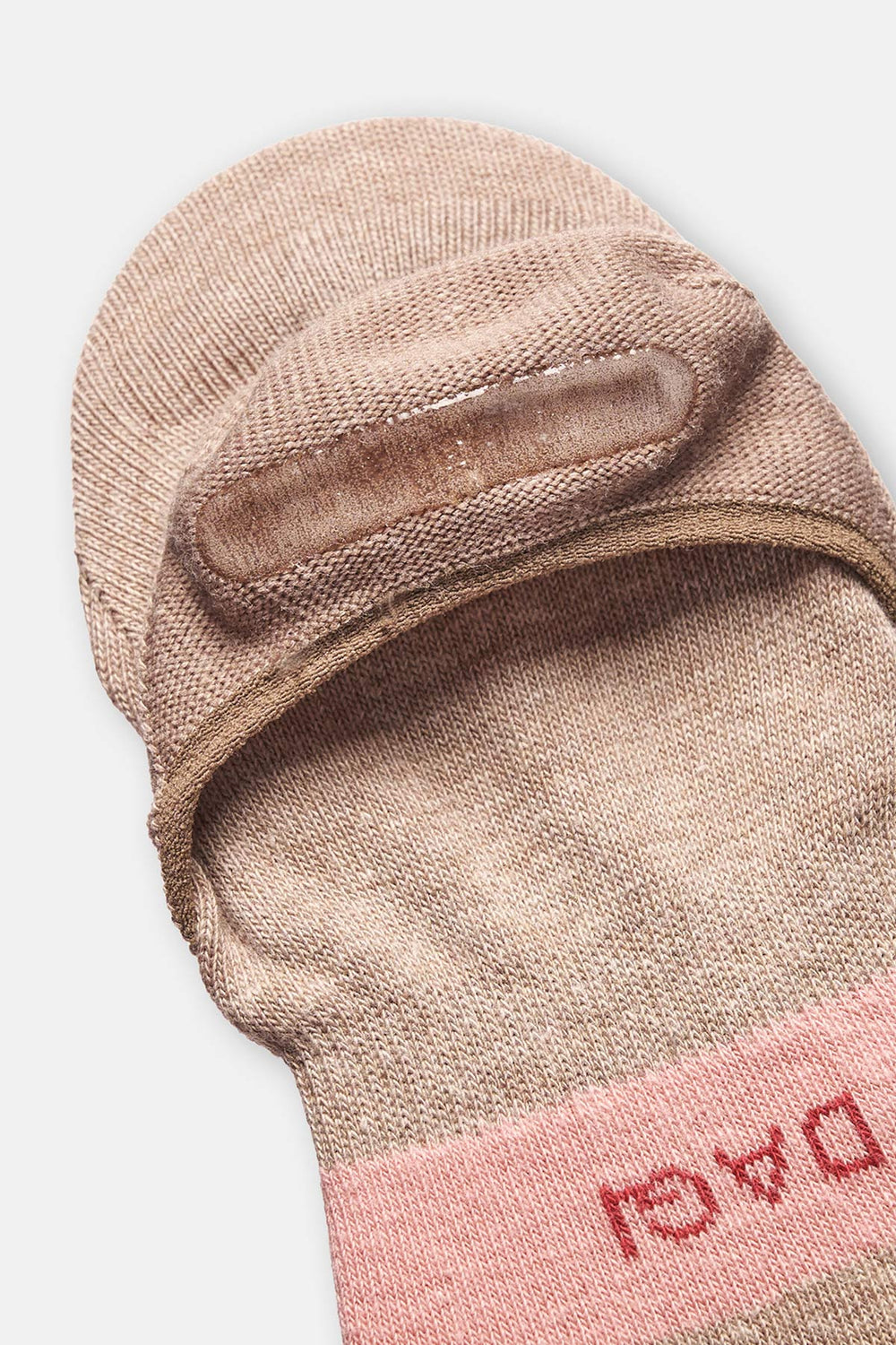 Pembe Kadın Renkli Babet Çorap 2'Li
