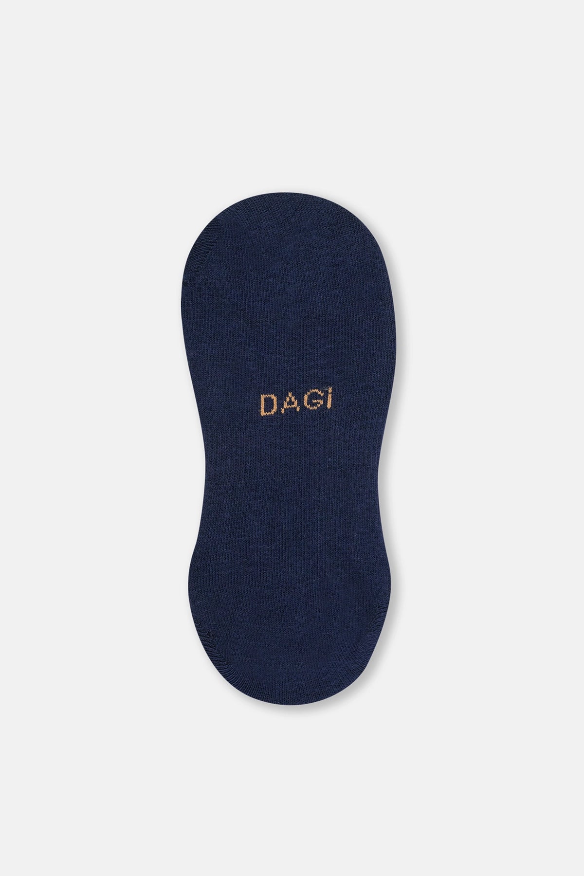 Mavi Kadın Köpek Desenli Görünmez Çorap