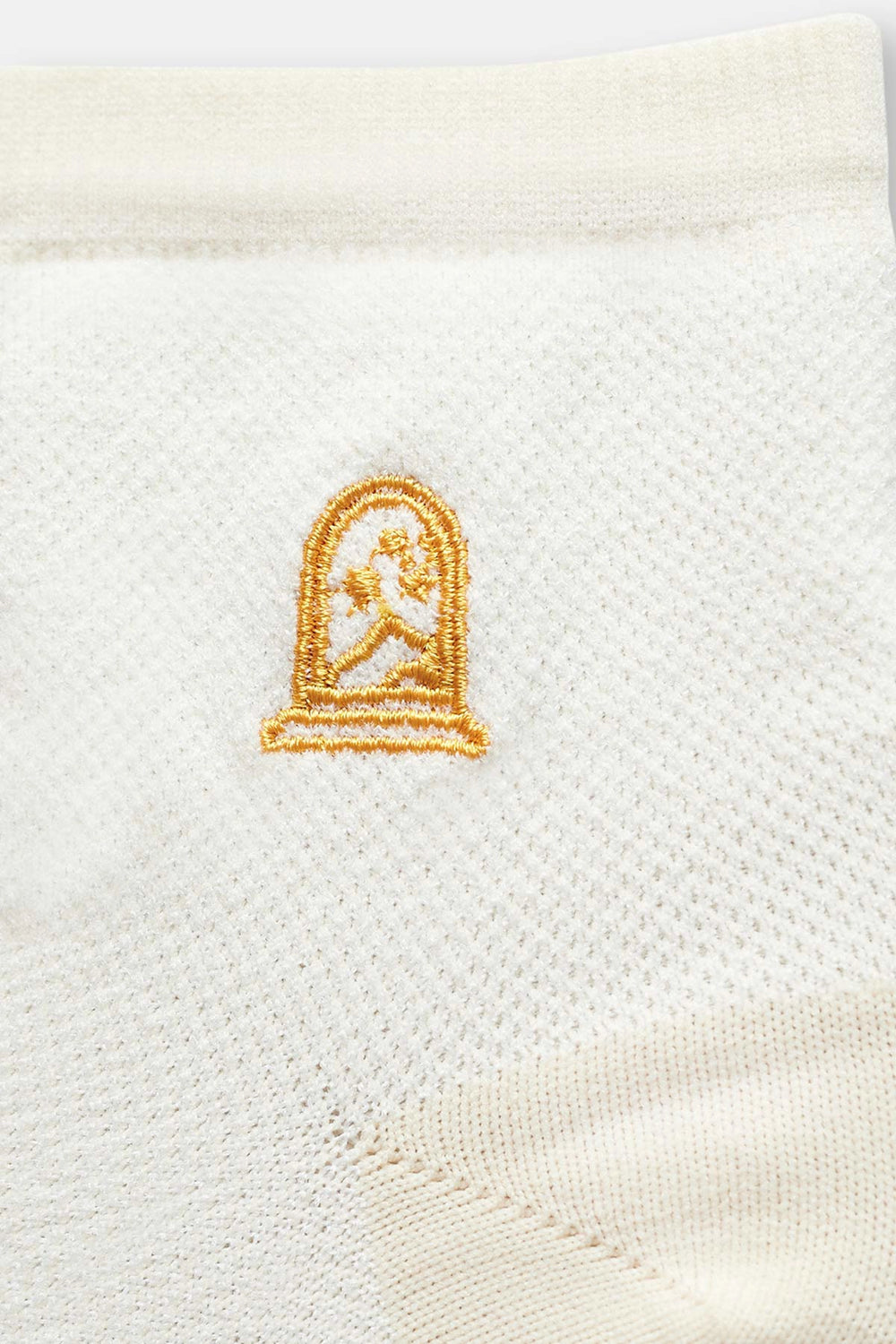 Ekru Kadın Güneş Nakışlı Çorap 2'Li