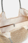 Bej Hasır Çanta