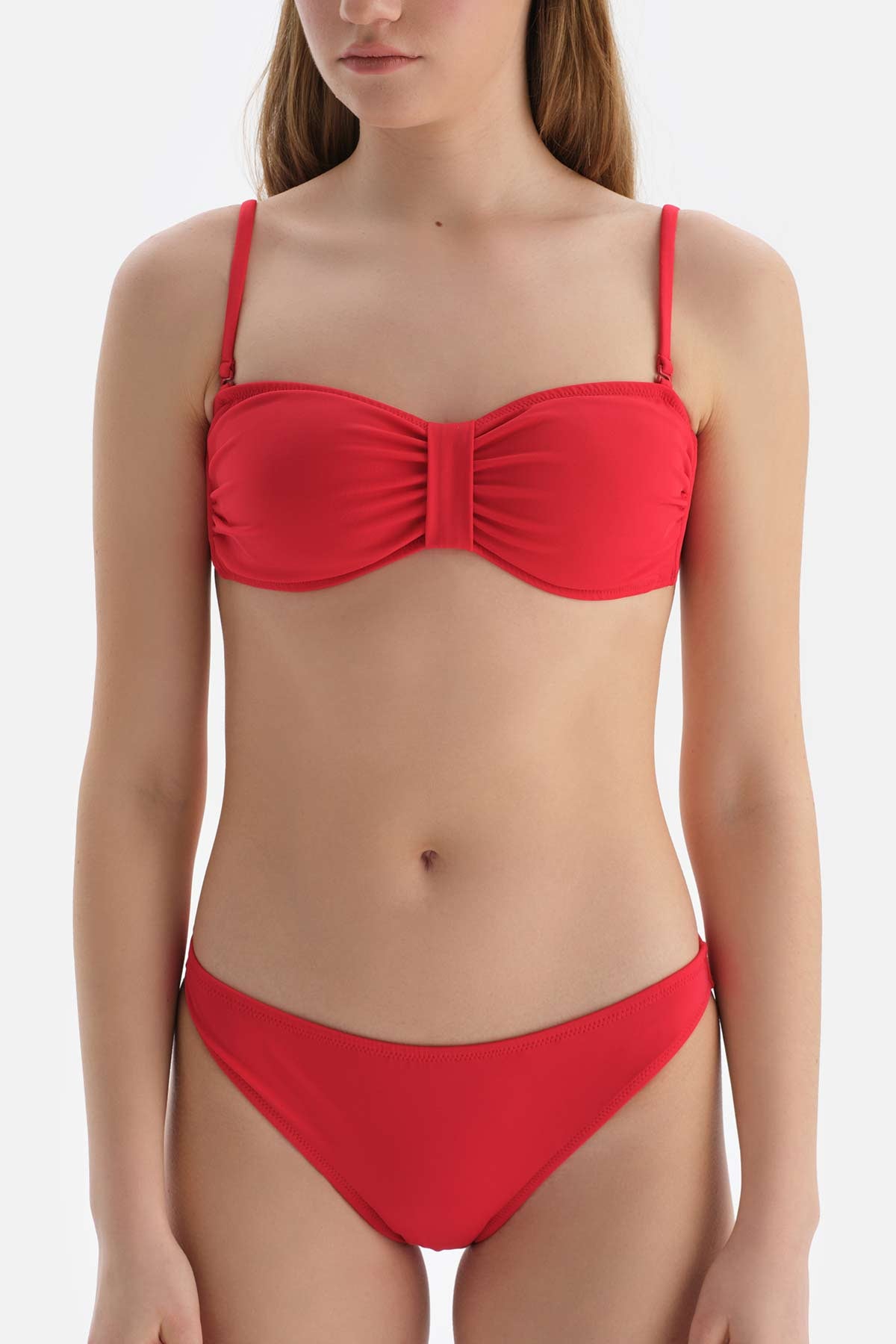 Kırmızı Düşük Bel Bikini Altı