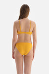 Sarı Düşük Bel Bikini Altı