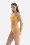 Sarı Düşük Bel Bikini Altı