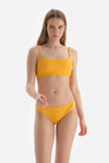 Sarı Düşük Bel Bikini Altı