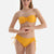 Sarı Yanı Büzgülü Bikini Altı
