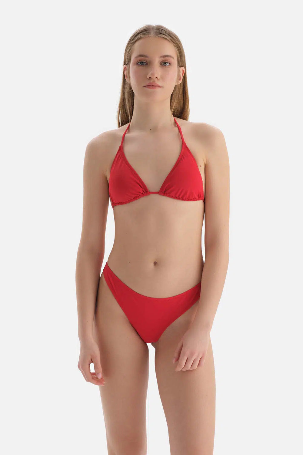 Kırmızı Düşük Bel String Bikini Altı