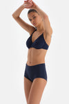 Lacivert Boyshort Bikini Altı