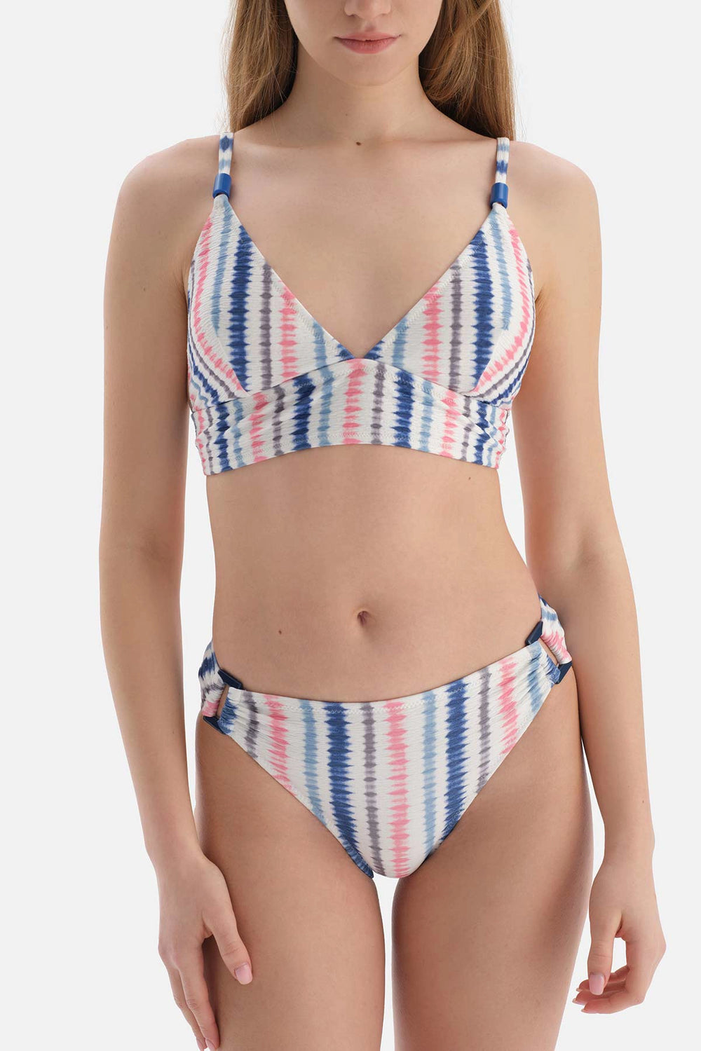 Pembe-Mavi Normal Bel Bikini Altı