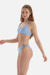 Mavi Normal Bel Bikini Altı