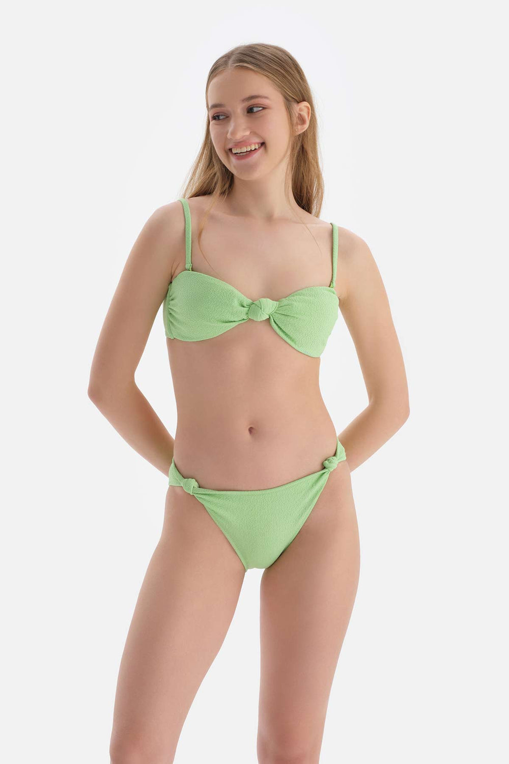 Yeşil Düşük Bel Bikini Altı