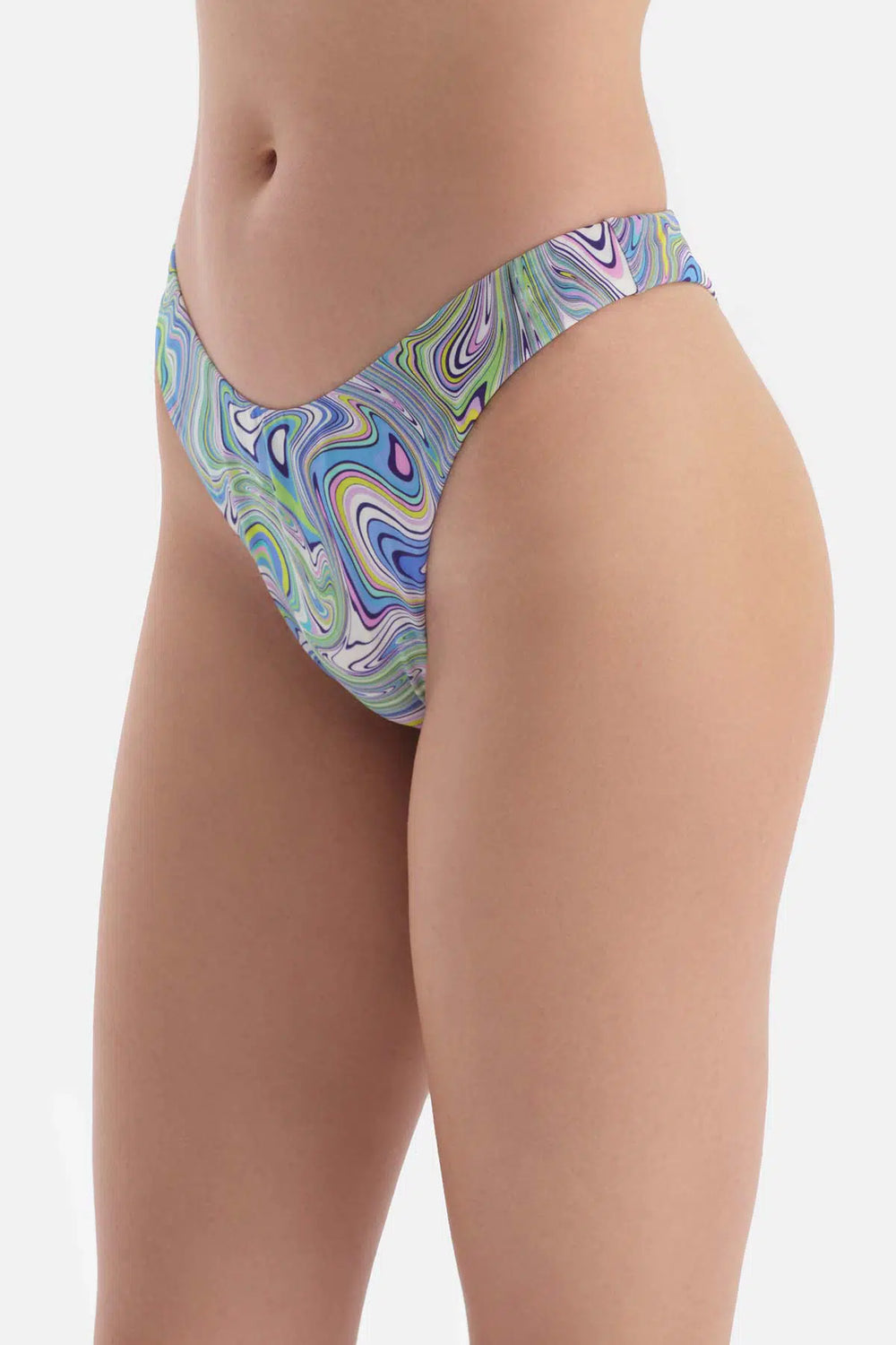 Lila - Yeşil Brazilian Bikini Altı