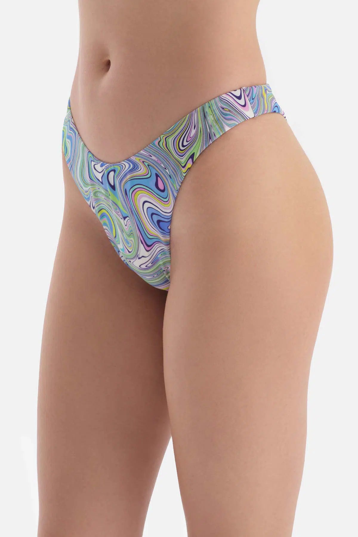 Lila - Yeşil Brazilian Bikini Altı