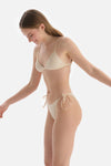 Ekru Spagetti Bikini Altı