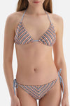 Mavi Spagetti Bikini Altı