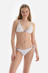 Beyaz Spagetti Bikini Altı