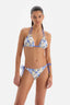 Yeşil - Mavi Spagetti Bikini Alt