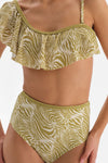 Fıstık Yeşili Yüksek Bel Bikini Altı