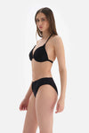 Siyah Yüksek Bel Bikini Altı