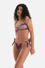 Bordo - Yeşil Brazilian Bikini Altı