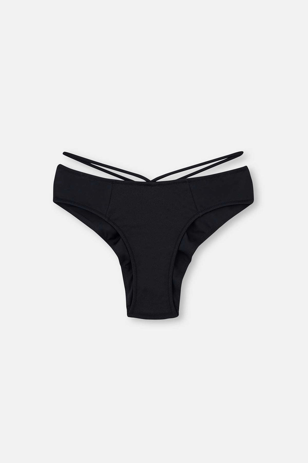 Siyah Ipli Brazilian Bikini Altı