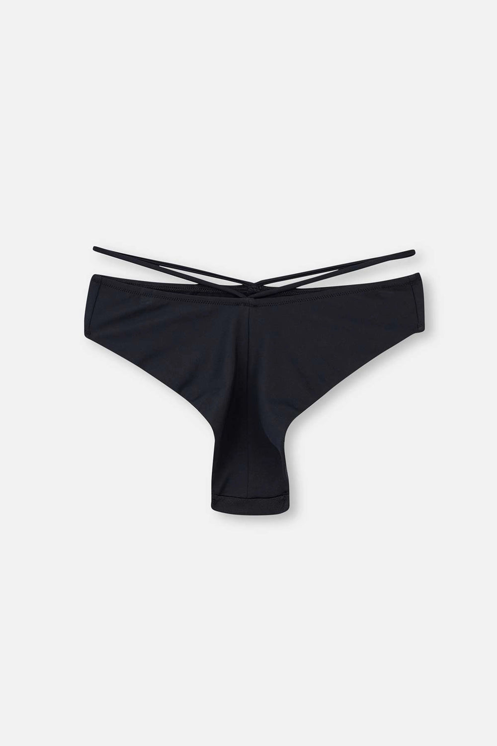 Siyah Ipli Brazilian Bikini Altı