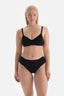 Siyah Toparlayıcı Yüksek Bel Bikini Altı