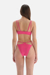 Fuşya Ip Detaylı Brazilian Bikini Altı