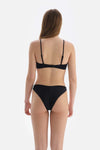 Siyah Balensiz Bralet Bikini Üstü