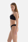 Siyah Balensiz Bralet Bikini Üstü