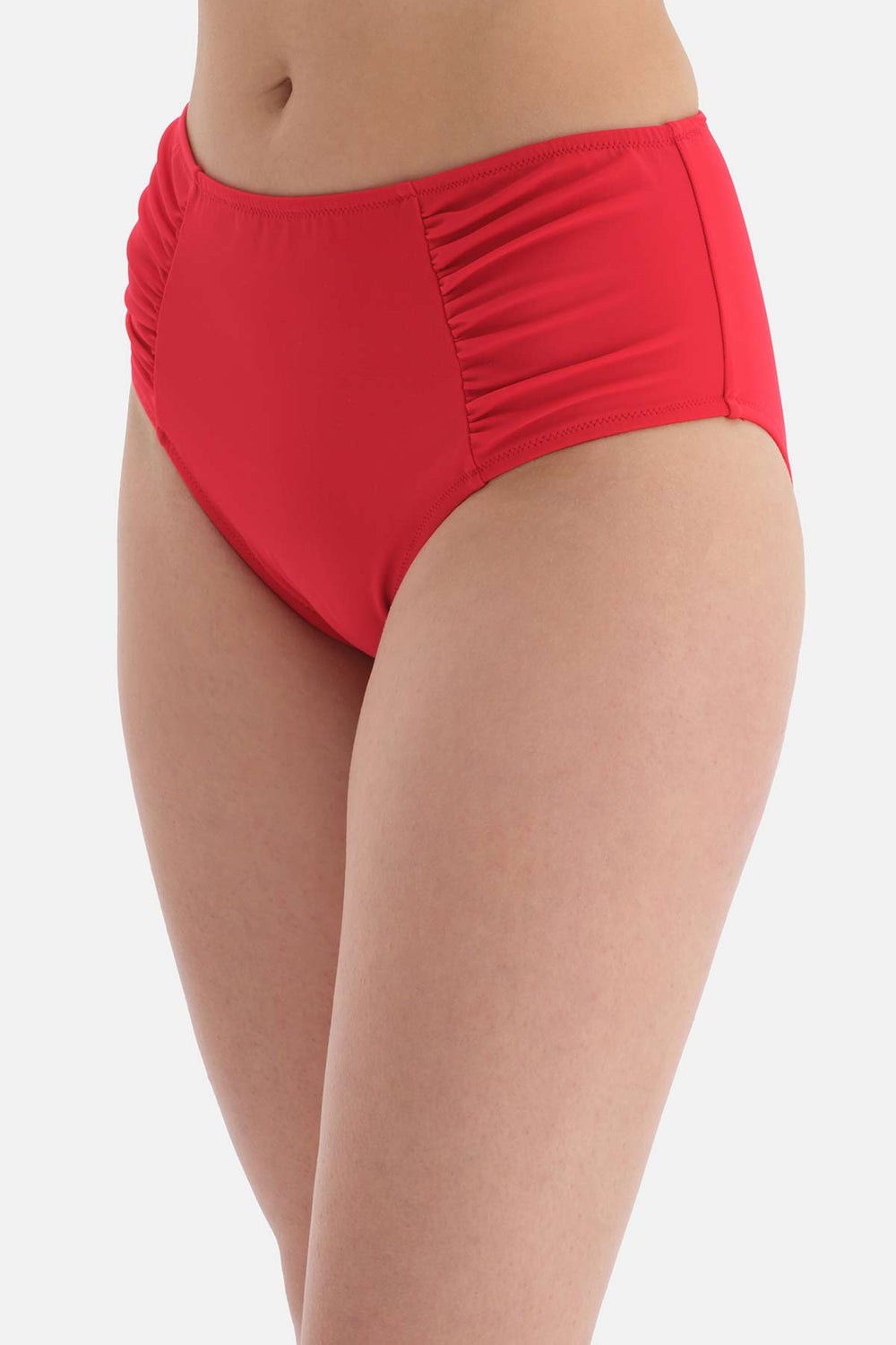 Kırmızı Straplez Kaplı Bikini Üstü