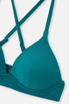 Petrol Bralet Balensiz Bikini Üstü