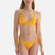 Sarı Bralet Balensiz Bikini Üstü