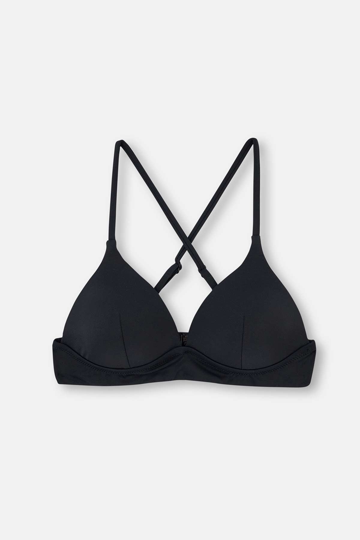 Siyah Bralet Balensiz Bikini Üstü