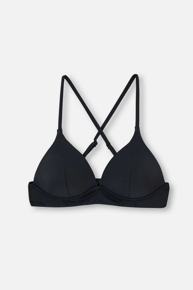 Siyah Bralet Balensiz Bikini Üstü