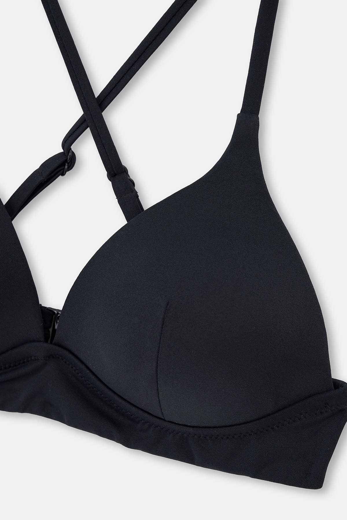 Siyah Bralet Balensiz Bikini Üstü