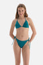 Petrol Üçgen Küçük Bikini Üstü