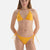Sarı Üçgen Küçük Bikini Üstü