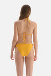 Sarı Üçgen Küçük Bikini Üstü