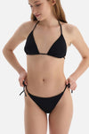 Siyah Üçgen Küçük Bikini Üstü