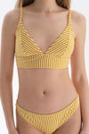 Sarı Balensiz Bralet Bikini Üstü