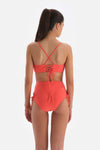 Turuncu Bralet Bikini Üstü