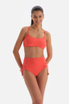 Turuncu Bralet Bikini Üstü