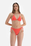 Turuncu Üçgen Küçük Bikini Üstü
