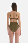 Yeşil Kaplı Bikini Üstü