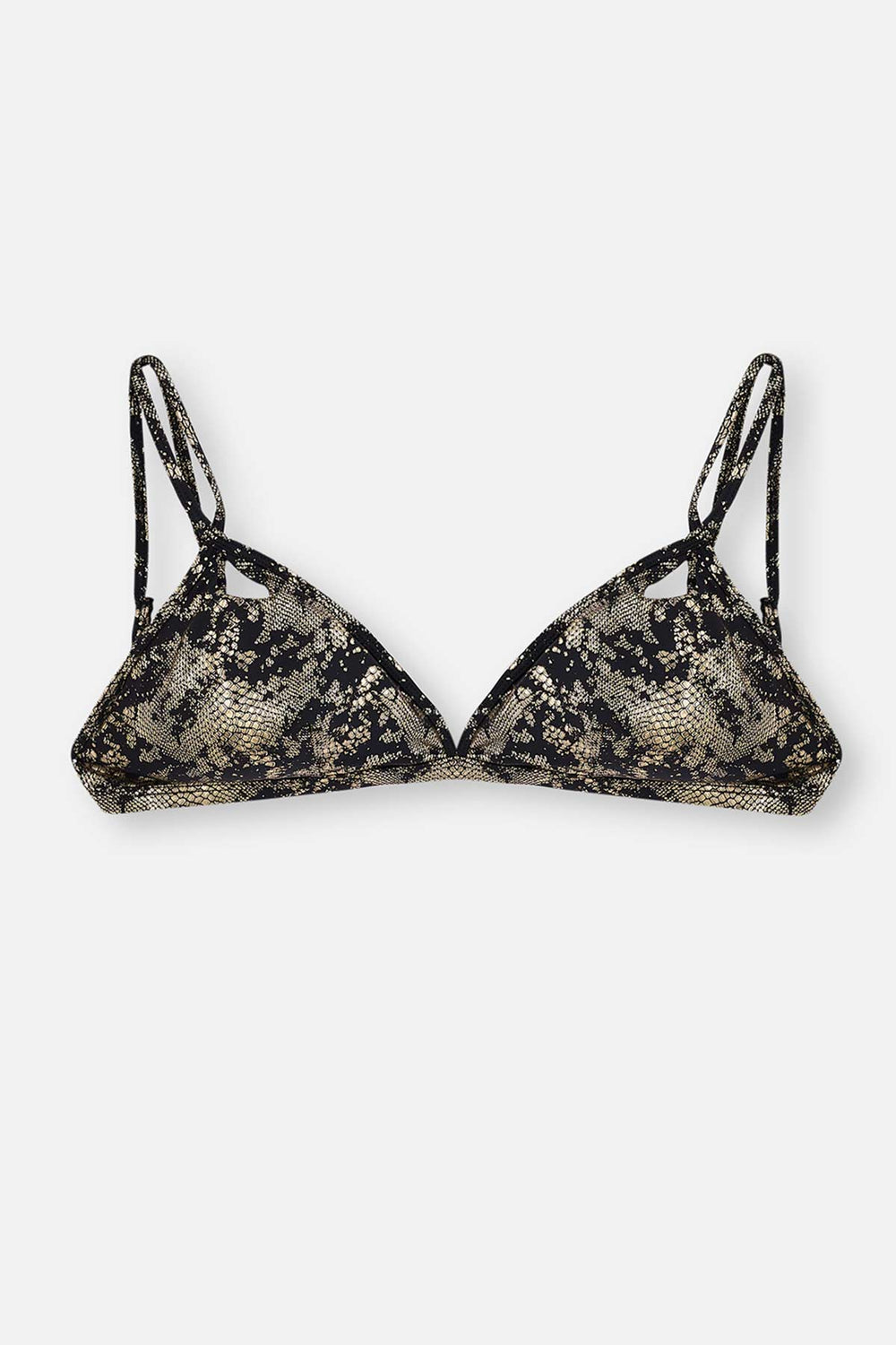 Siyah Üçgen Küçük Bikini Üstü