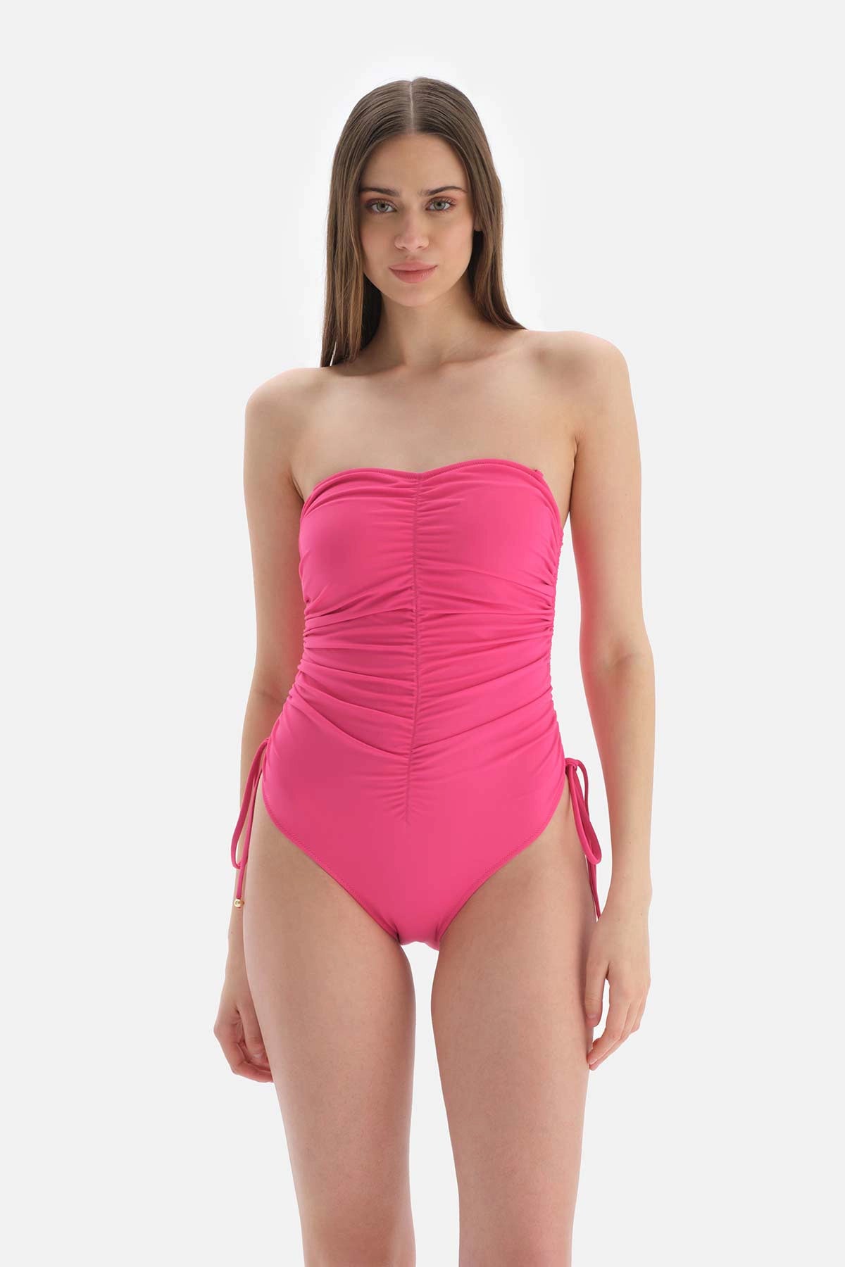 Fuşya Straplez Mayo