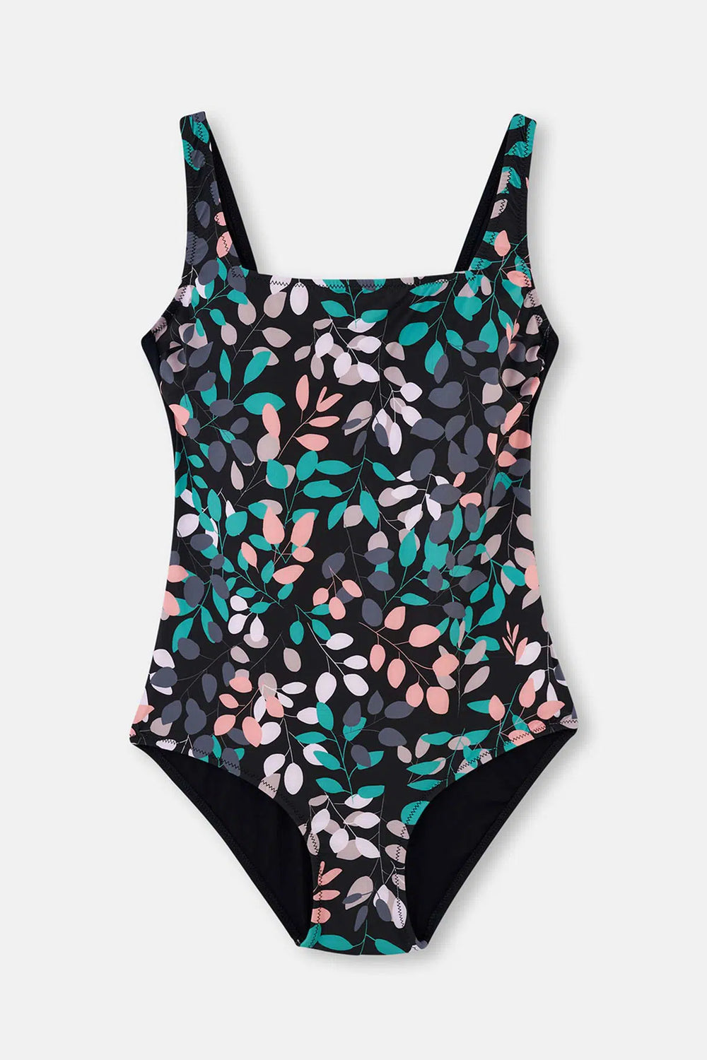 Siyah - Yeşil Korseli Toparlayıcı Mayo