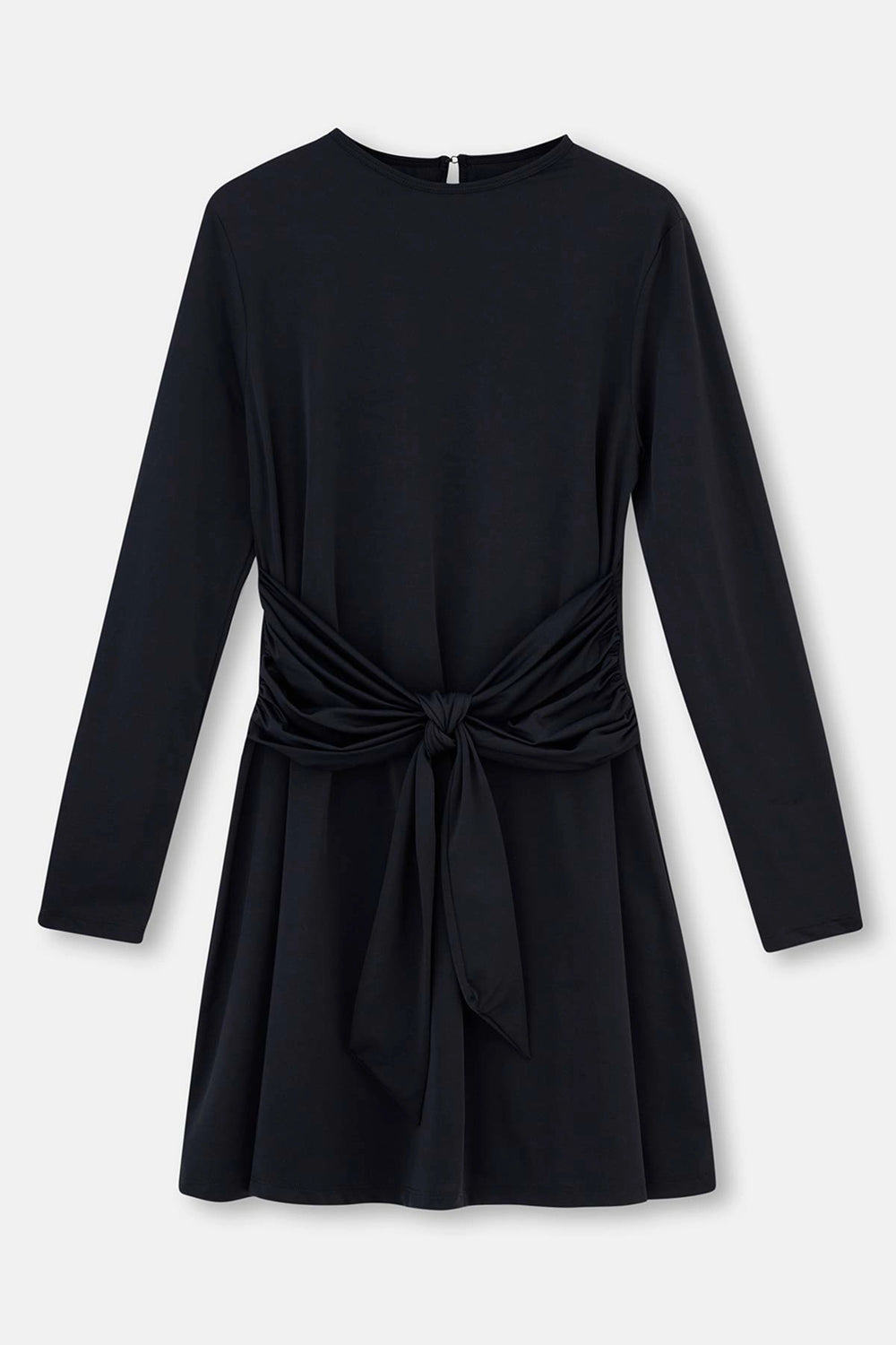 Siyah Uzun Kol 4 Parçalı Tesettür Mayo Seti