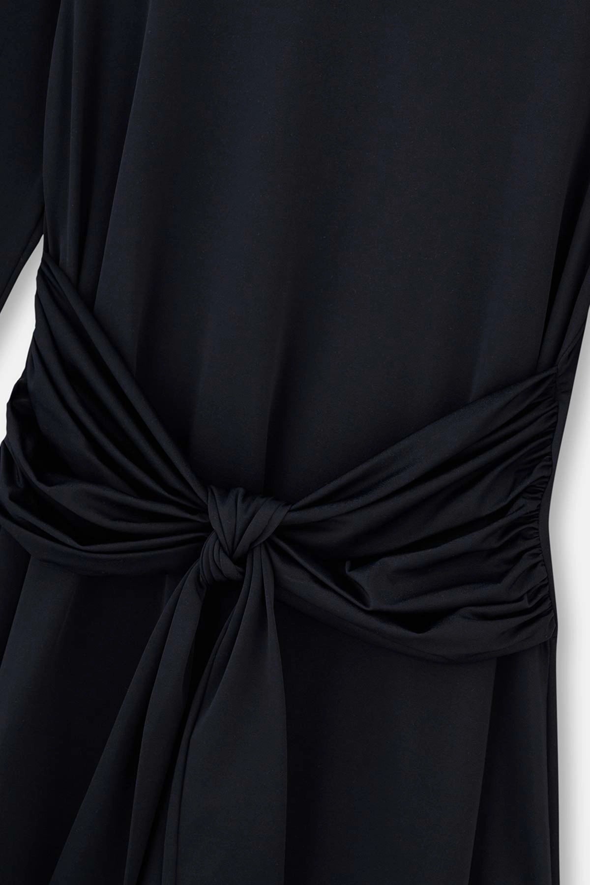 Siyah Uzun Kol 4 Parçalı Tesettür Mayo Seti