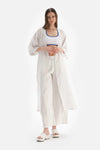Beyaz Keten Pantolon